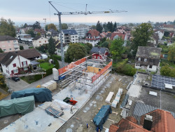 Aufrichte der 1. Etappe