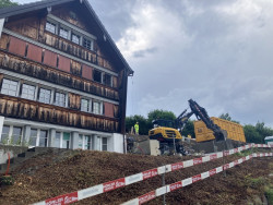 Neubau Bad Sonder Haus Pini Baustart erfolgt
