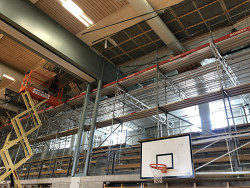 Sanierung Sporthalle Landhaus Teufen gestartet