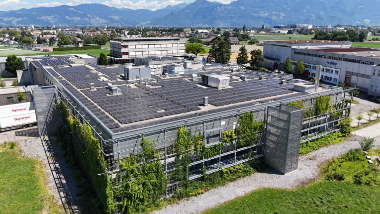 Neubau aus der Vogelperspektive